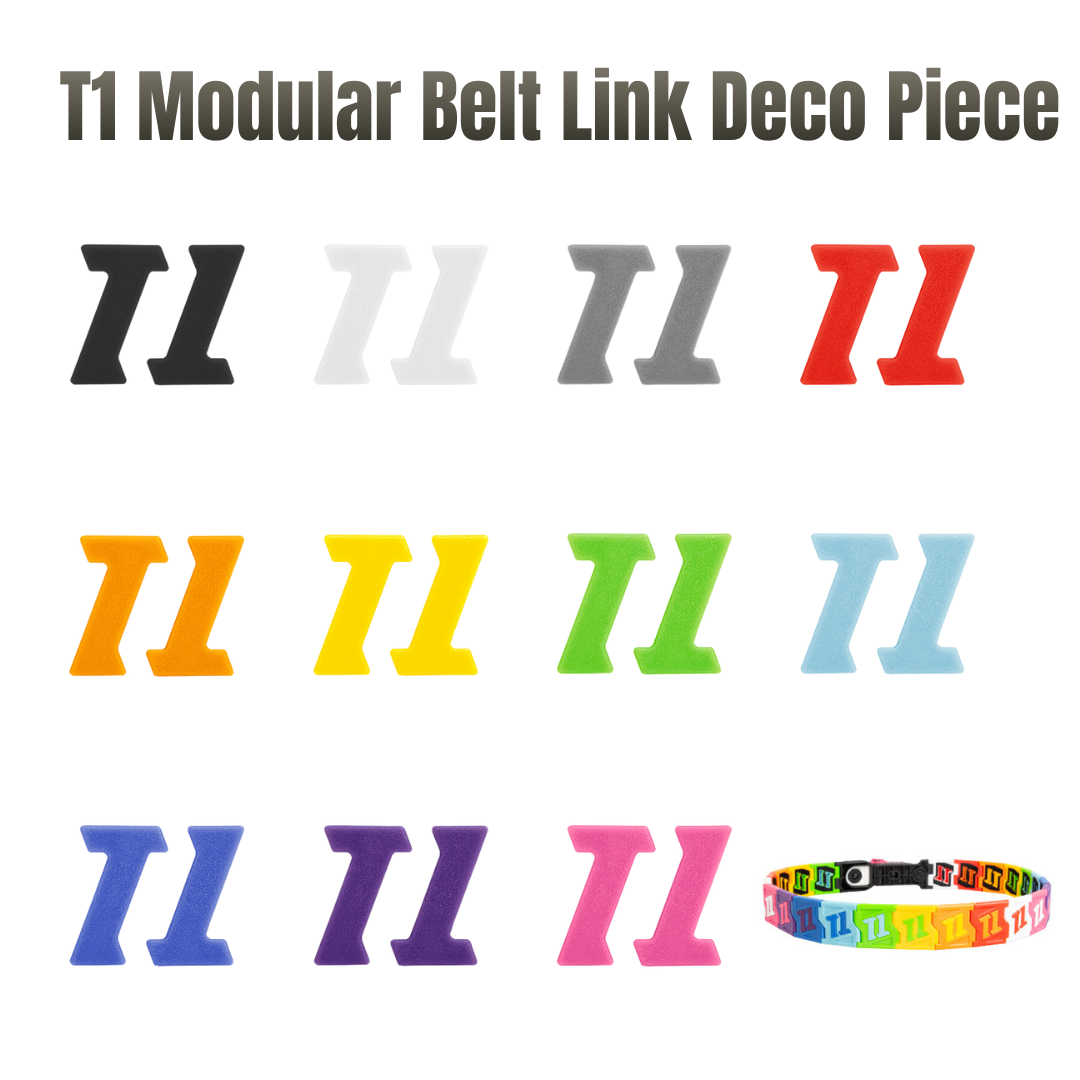 T1 Modular Belt Link Deco Piece (pair - 2 pcs)